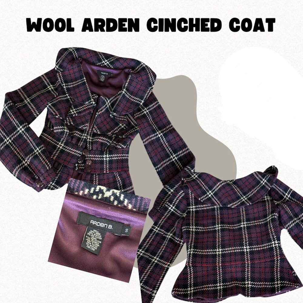 Arden B Cinched Peacoat